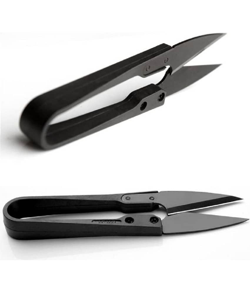 2 Piece Repair Line Yarn Scissors Cross-Stitch Portable Fabric Scissors Tailor Sewing Tool Snips Thrum Thread Cutter Stainless