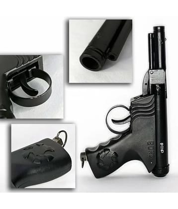 Peshkar Black Iron Cigarette Lighter ( Pack of 1 )