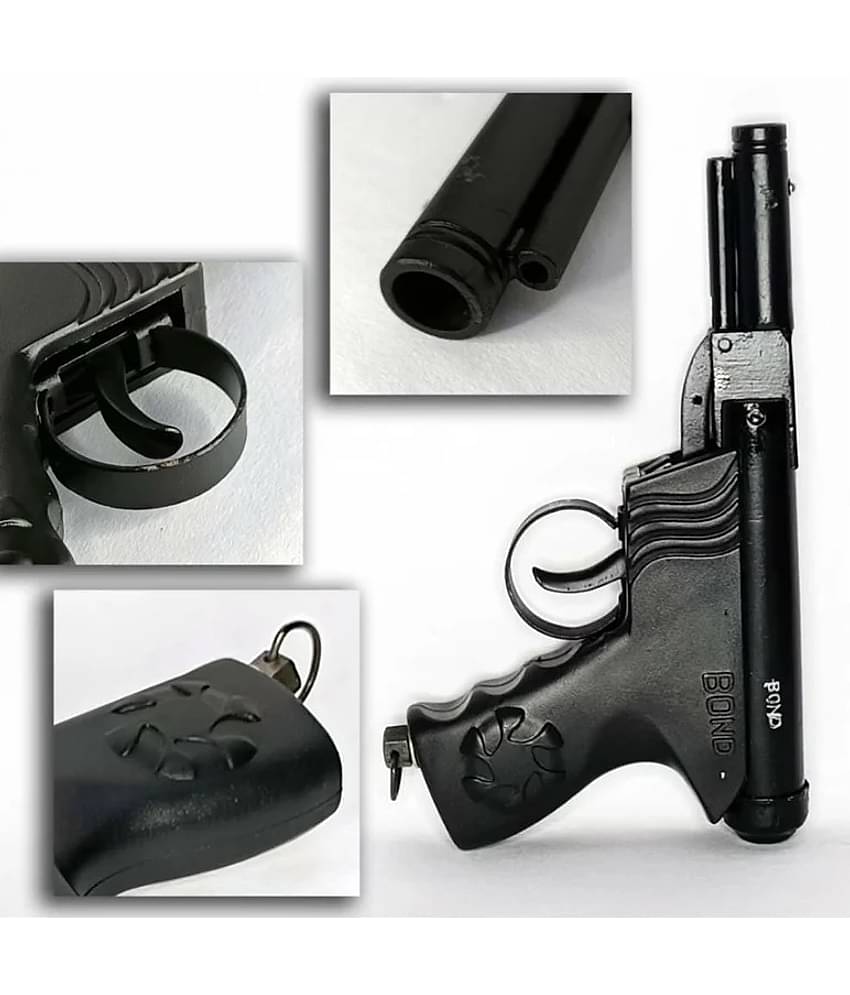 Peshkar Black Iron Cigarette Lighter ( Pack of 1 )