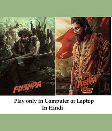 Pushpa 1 & 2 Play only in Computer or Laptop in Hindi HD print without poster