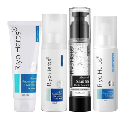 ARH Facewash, ARH Toner, ARH Moisturizer & Snail Mucin Combo