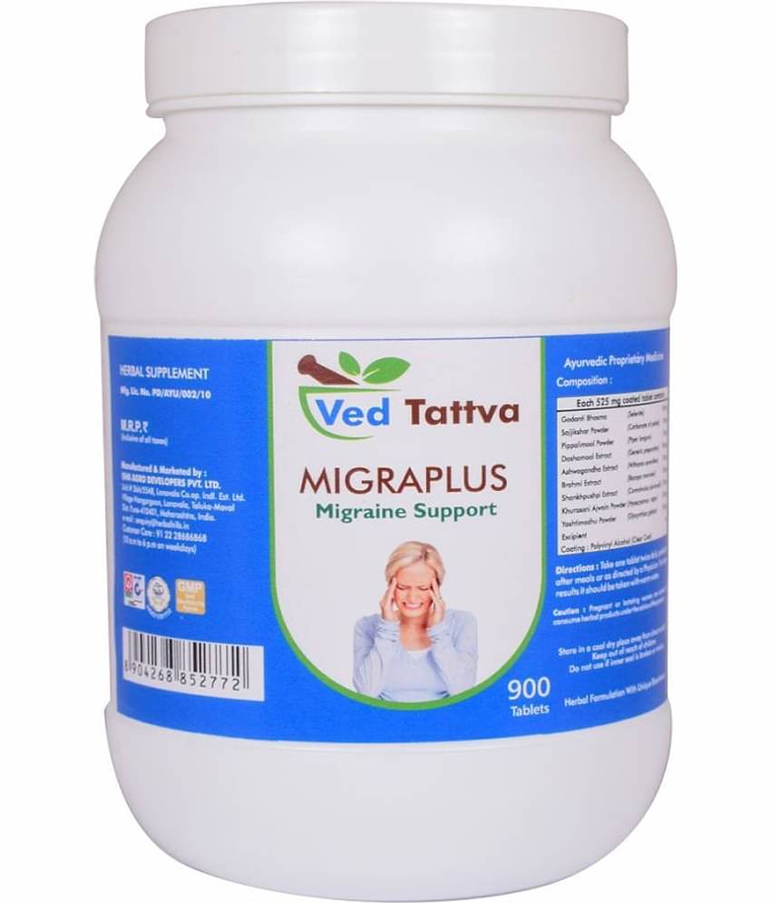 Ved Tattva Migraplus Tablet 900 No.S Pack of 1