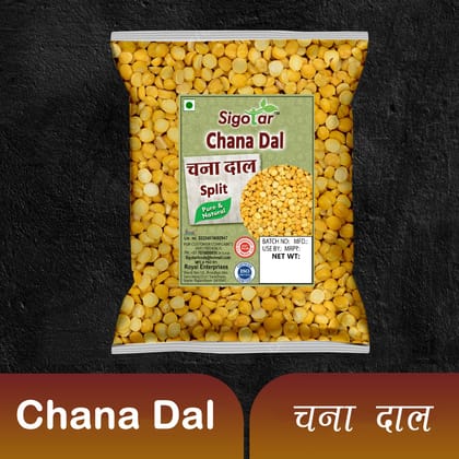 Sigotar Chana Dal, Split Bengal Gram, Rich in Protein & Fiber for Daily Meals & Recipes1 kg