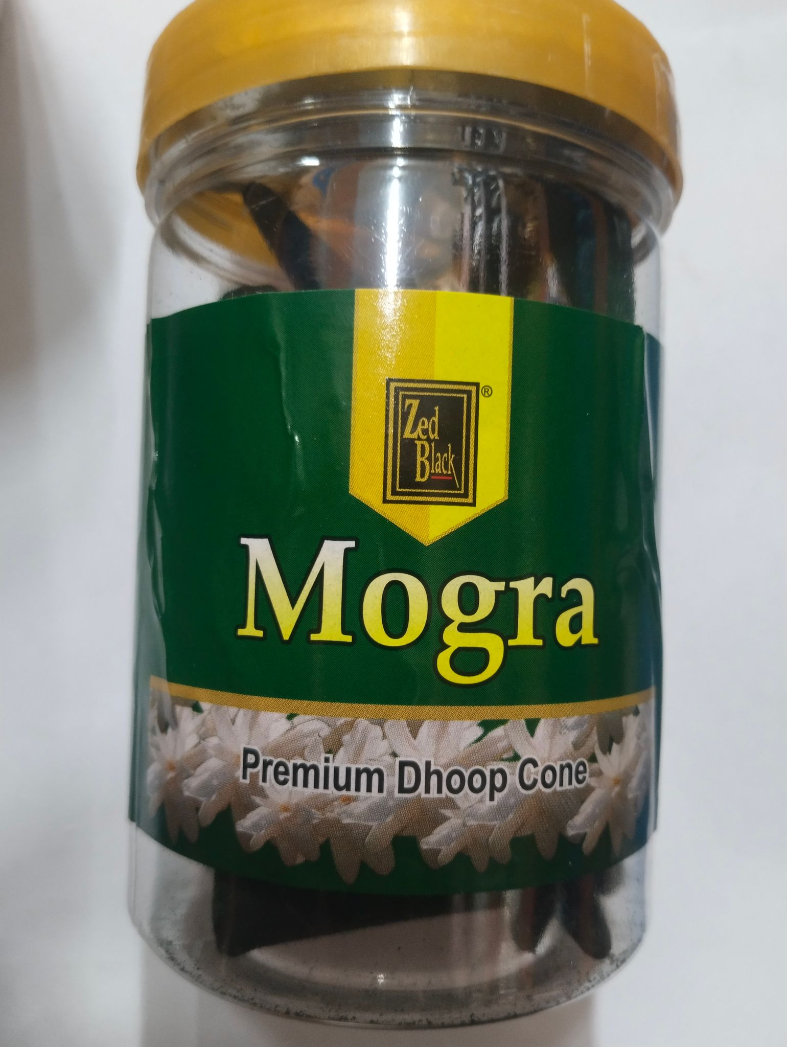 Zed Black Mogra Premium dhoop cone 