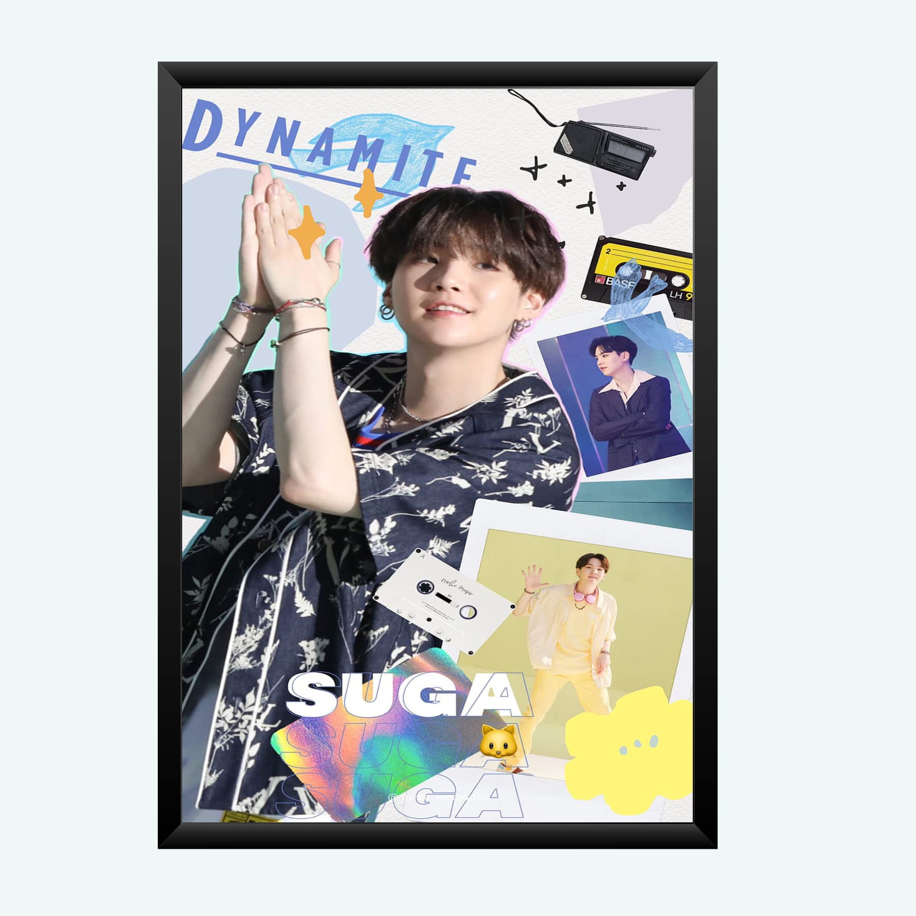 Nokkes Bts Army Bangtan Boy V suga J-Hope Jungkook Jin Jimin Rm 8X12 Inch Size Photo Frame Photo Home Office_bts1_35