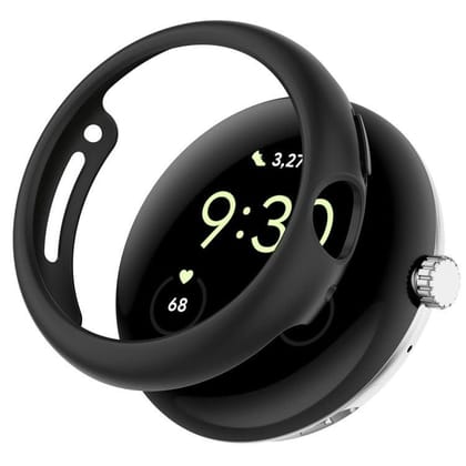 Protective Case Cover For Google Pixel Watch-Black
