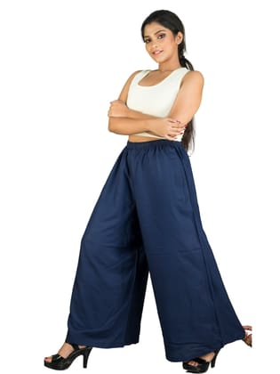 057RVR 4Cats Jumbo Size Radiant Palazzo - Navy