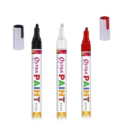Oytra Paint Markers - Black, White, Red