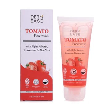 Dermease Tomato Face Wash for Clear & Bright Skin