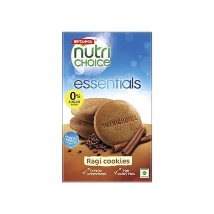 Britannia Nutri Choice Essentials Ragi Cookies 150 Gms