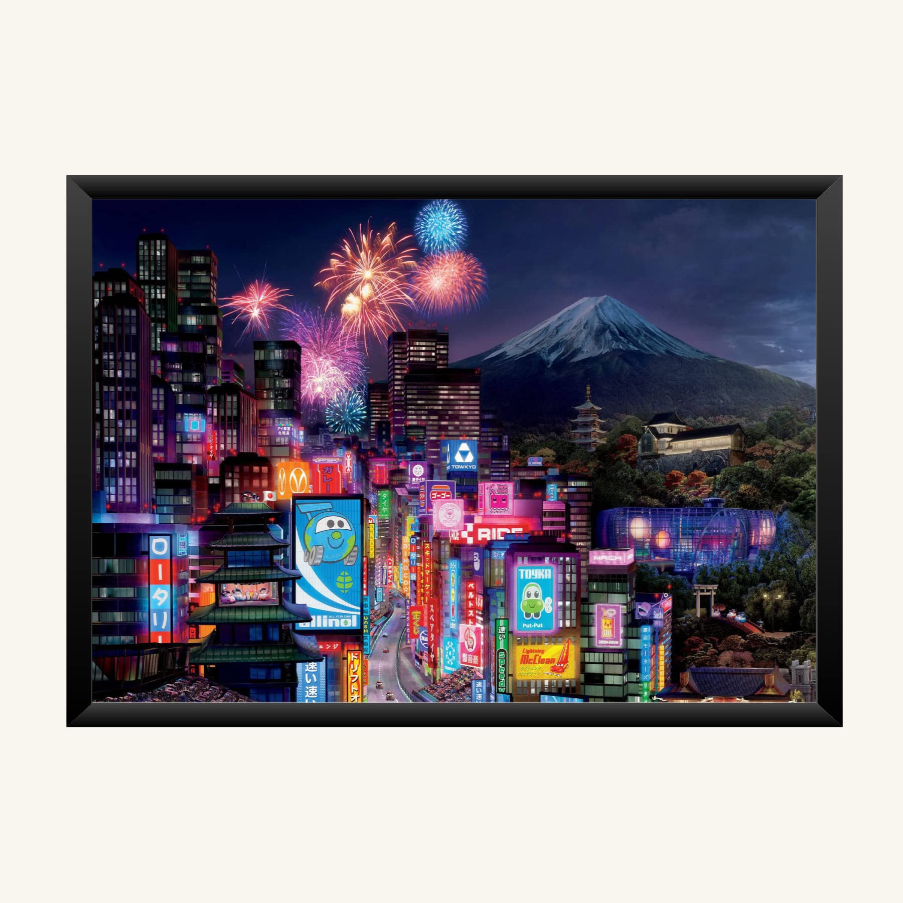 NOKKES Pixar Grem Cars 2 Photo Frame Poster 8X12inch Photo Mate Paper Wall Decoration For Home Office Wall Photo Frame Poster