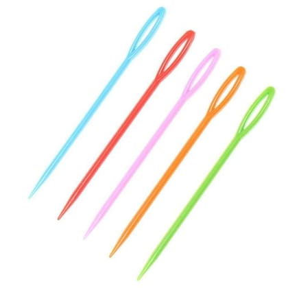25 Pcs Acrylic Colorful Needles 2.75 Inch-MultiColor / Acrylic