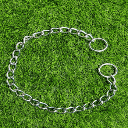 Chullbull Behavioral Training Choke Chain for Dogs (Silver) Chullbull Behavioral Training Choke Chain for Dogs (Silver) - M