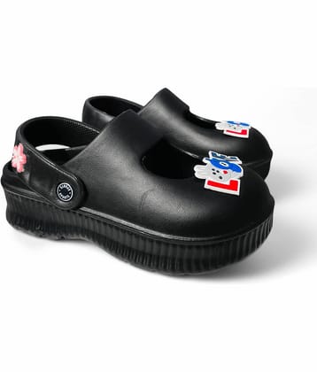 Fabbmate Black Women's Clogs