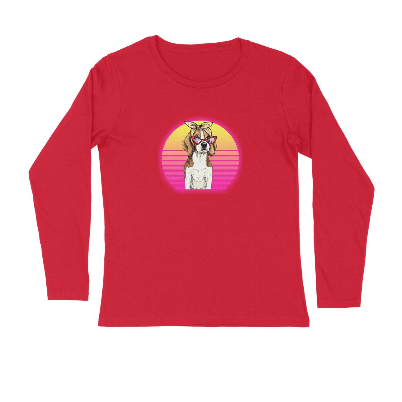 Full Sleeves Round Neck (Men) - Lil Miss Beagle (7 Colours)