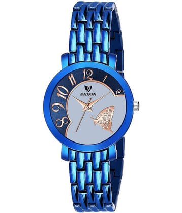 JAXON Stainless Steel Round Womens Watch