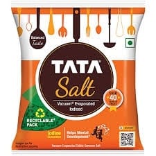 Tata Salt Iodised Pouch 1 Kg Tata Salt Iodised Pouch 1 Kg