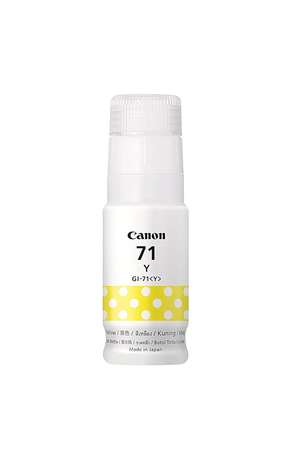 Canon PIXMA GI71 Yellow Ink bottle Compatible for G1020,G2020,G3020,G2060,G3060, G1737,G2770,G3770,G4770, G1730,G2730,G3730