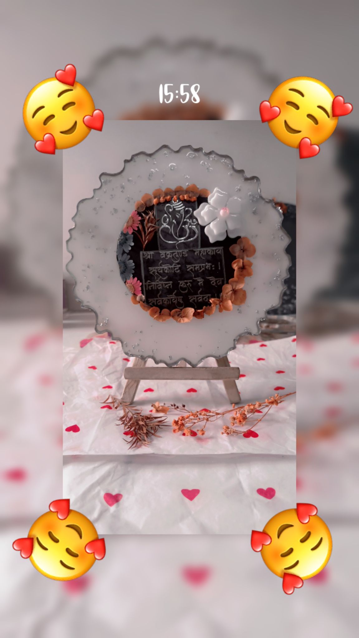 Resin Handmade Customized mantra frame