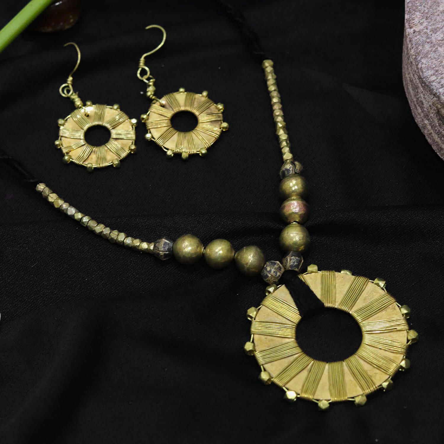 Tribal Jewellery Necklace With Earrings