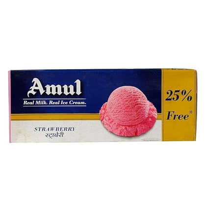 Amul Strawberry Ice Cream 1500 mililiter