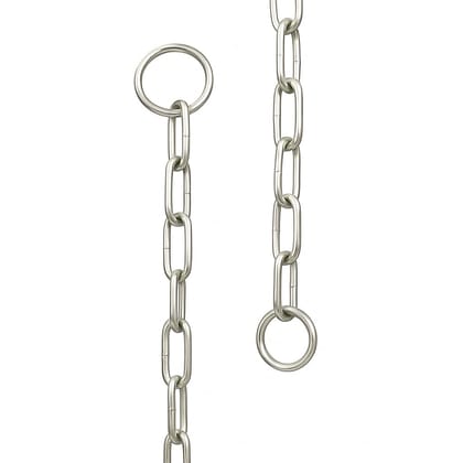 Lock Chain Combo � 1.5 Feet & 2 Feet � Heavy-Duty Stainless Steel Multipurpose Polished Security Chains for Main Gate, Door, Fence, Bike, Luggage & Pets � Strong & Durable Metal Chain Set