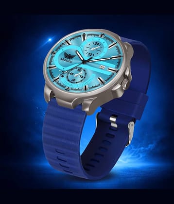 Abrexo Blue Silicon Analog Men's Watch