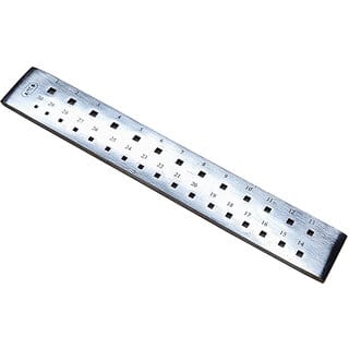 Scorpion Draw Plate Monopoly Brand, Square Holes 8 Inch - 30 Holes