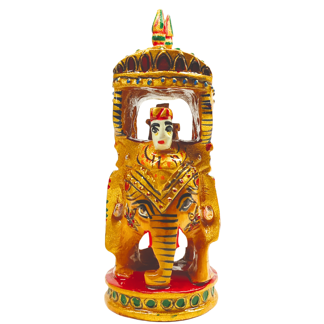 Handmade Wooden Ambari Elephant |Hand Carved 