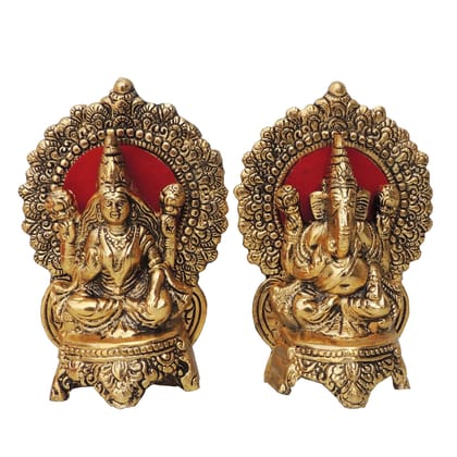 Showpiece Aluminium Ganesh Ji (ASMAS361 G)