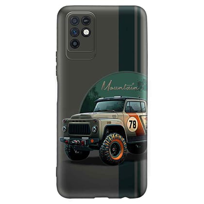 Mountain Car NOTE 10 Premium Embossed Mobile cover