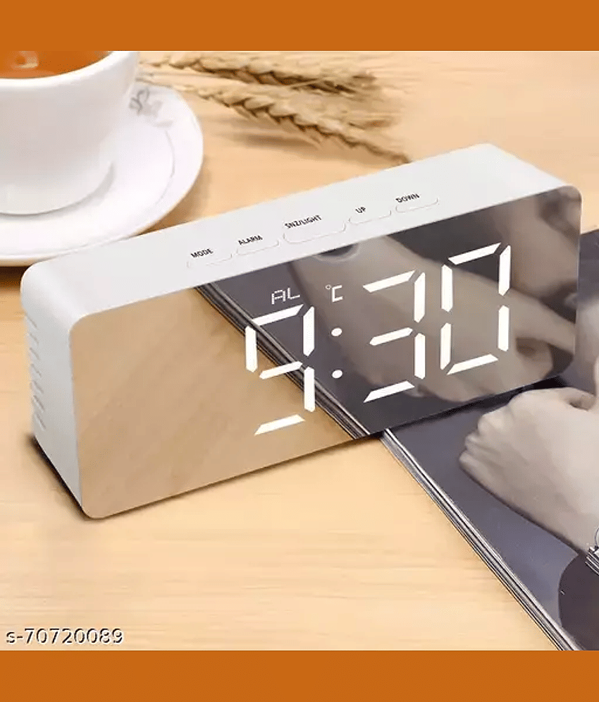 GVL Digital Plastic Table Clock - Pack of 1