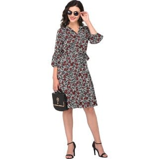 Purys Women Multicolor A Line Dress