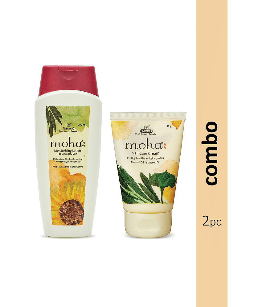 moha Moisturizing Lotion 200ml & moha Nail Care Cream 100ml