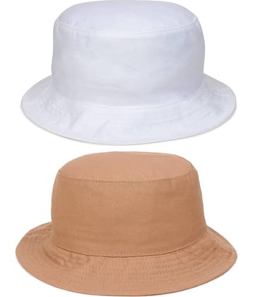 Zacharias - Multi Color Cotton Men's Hat ( Pack of 2 )