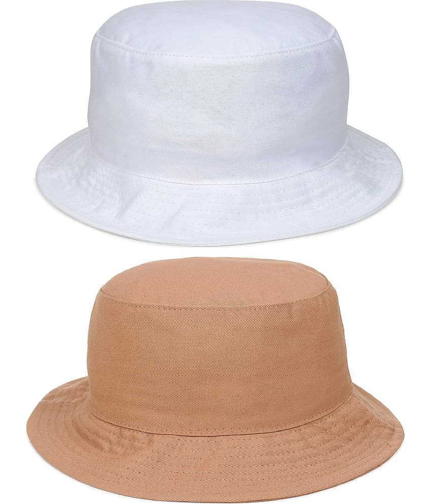 Zacharias - Multi Color Cotton Men's Hat ( Pack of 2 )