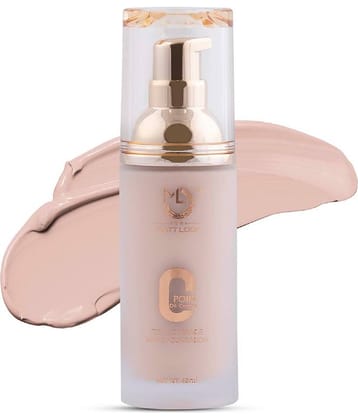 Mattlook Zero Pore Oil Control Full Coverage Matte Foundation, Ivory (45ml)