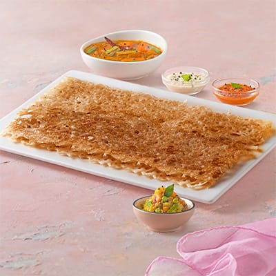 Onion Rawa Masala Dosa