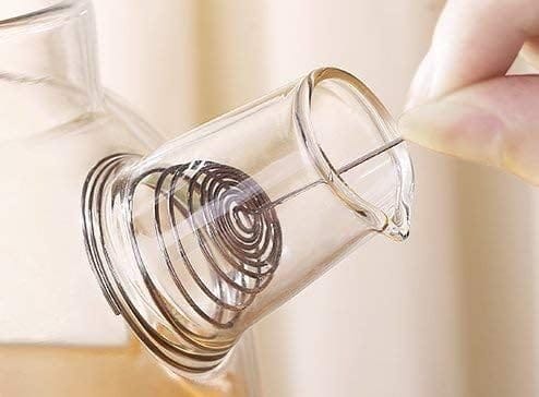 Glass teapot Kettle Teapot with Stainless Steel Infuser, Glass Teapot for Loose Leaf Tea, Blooming Tea, and Herbal