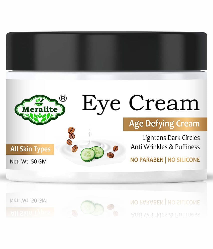 MERALITE Under Eye Cream Enriched with Natural Oils to Remove Dark Circles & Wrinkles Eye Patch 50 g