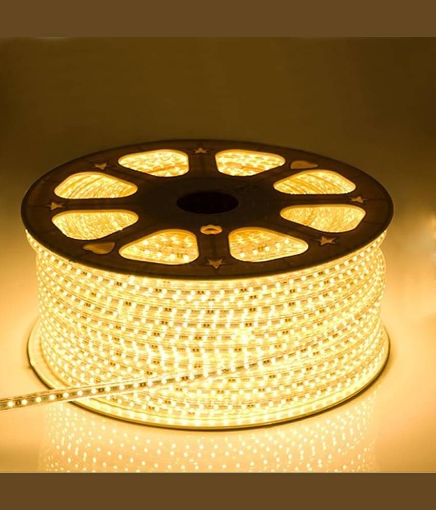 SPARKWORLD Yellow 10 Mtr LED Strip ( Pack of 1 )