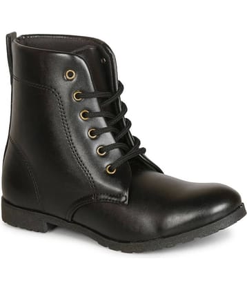 Commander - Black Women's Ankle Length Boots