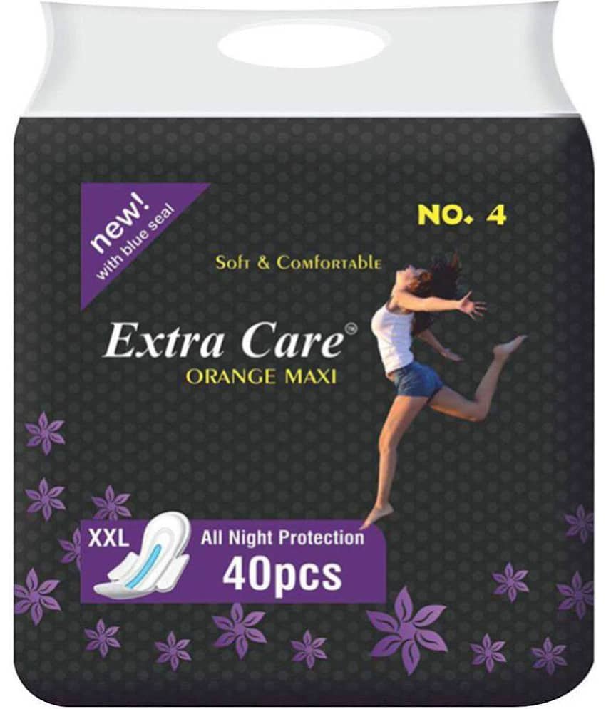 Extra Care Orange Maxi XXL 50 Sanitary Pads Pack of 50