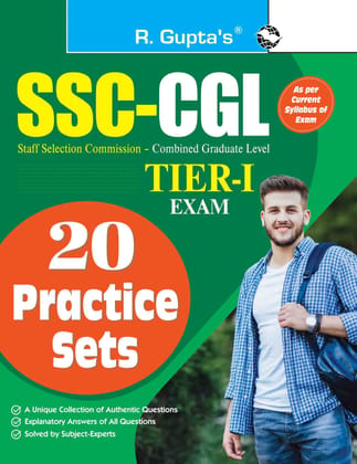 SSC-CGL TIER-I Exam – 20 PRACTICE SETS (R-2680)