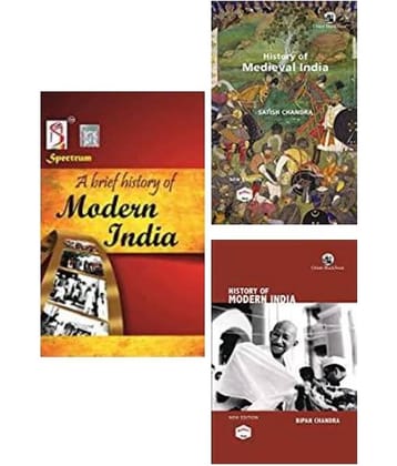 Spectrum + History Of Modern Inndia & History Of Medieval India