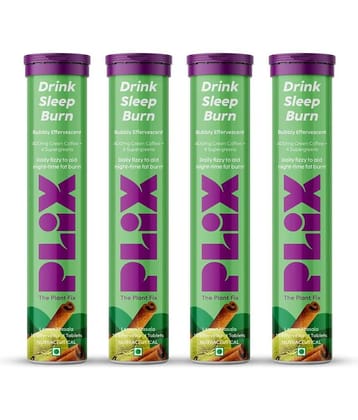 The Plant Fix Plix Drink Sleep Burn with Green Coffee(4 x 15 Tablets)