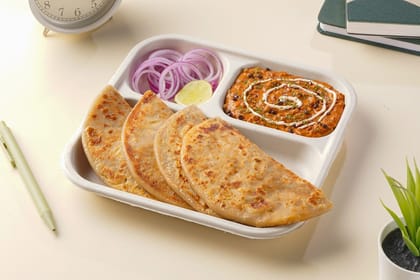 Aloo Paratha With Dal Makhani Aloo Paratha With Dal Makhani