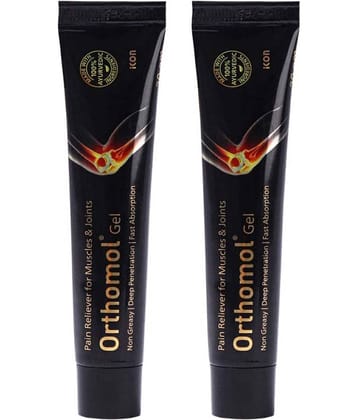 Orthomol Pain Relief Gel 15gm | for Joint Pain, Muscular Pain & Knee Pain (Pack of 2)