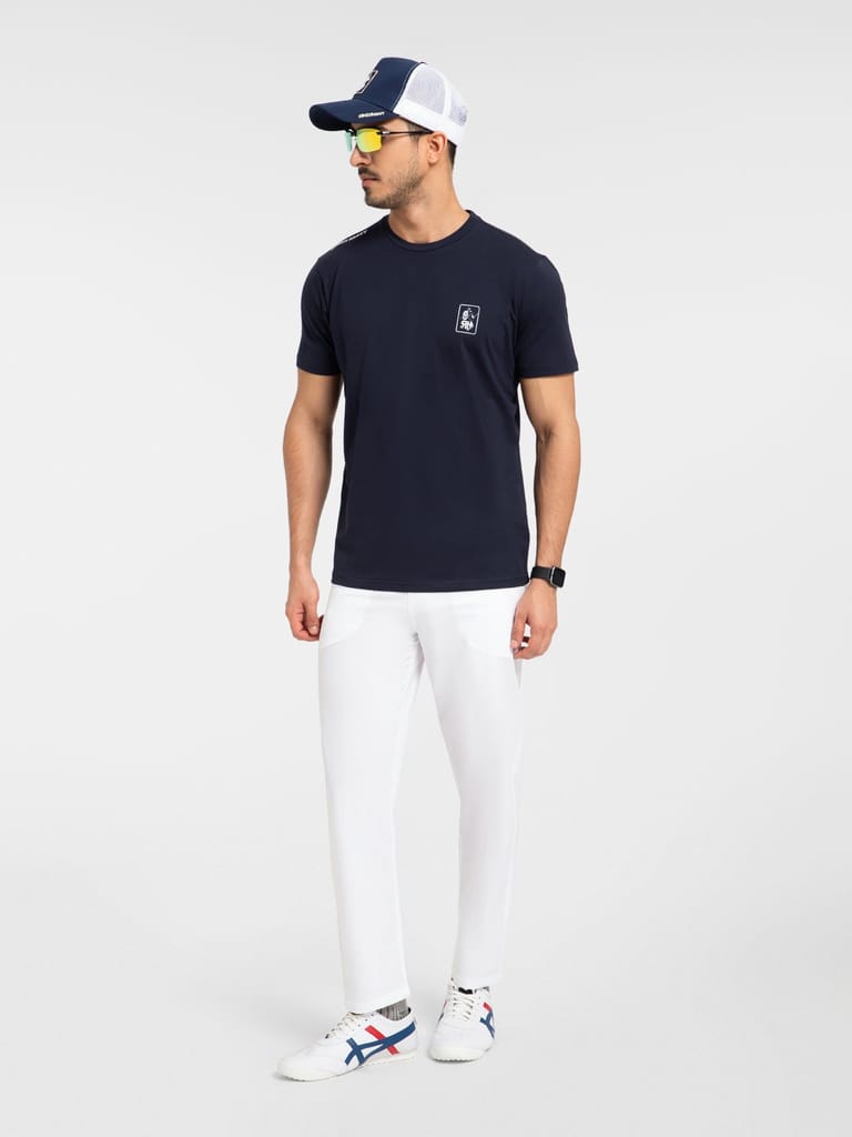 AH Blue Round Neck (Cotton)