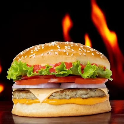 (Flame & Grill) Peri Peri Chicken Burger Regular